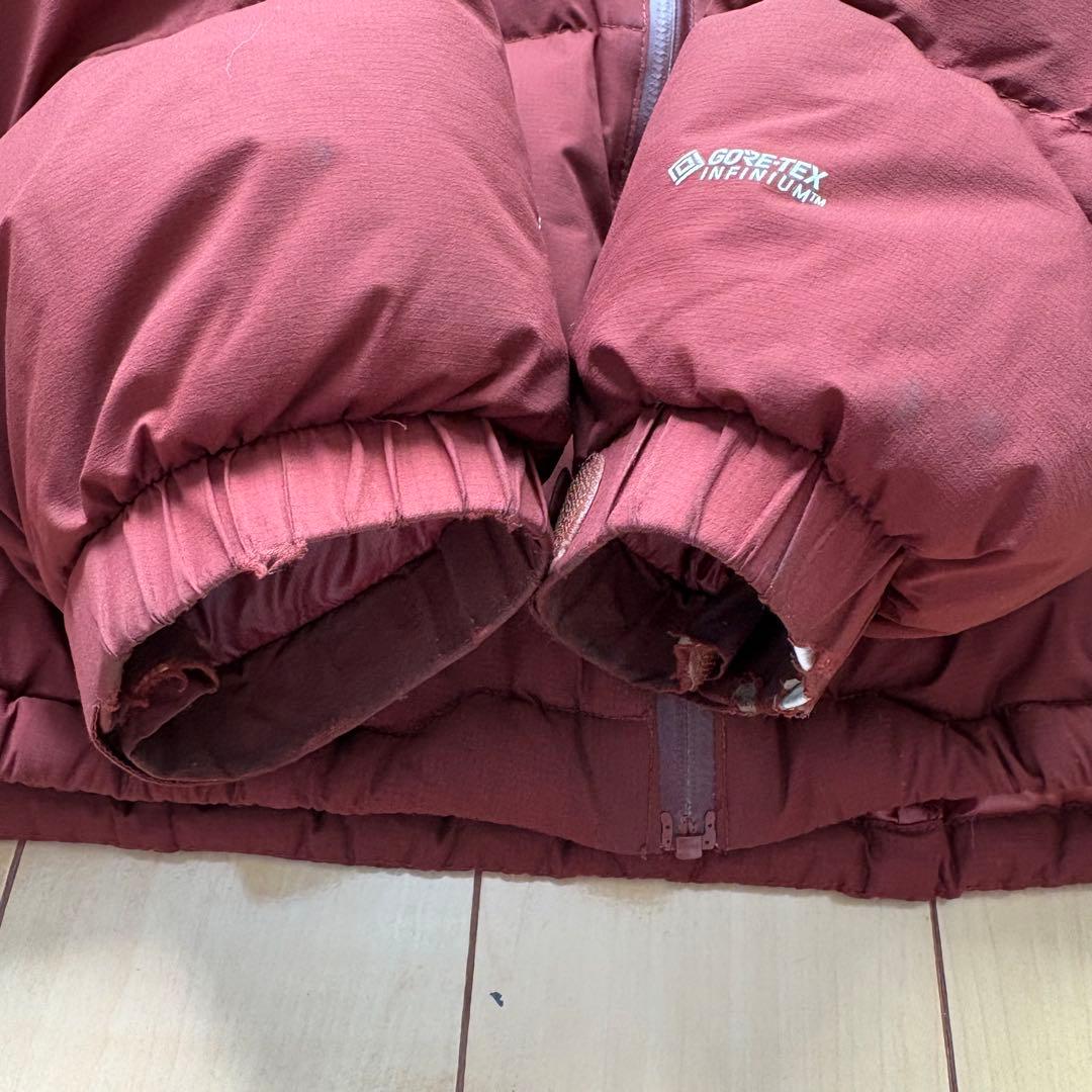 モンベル パーマフロスト ライトダウンジャケット ゴアテックス ボルドー　L
