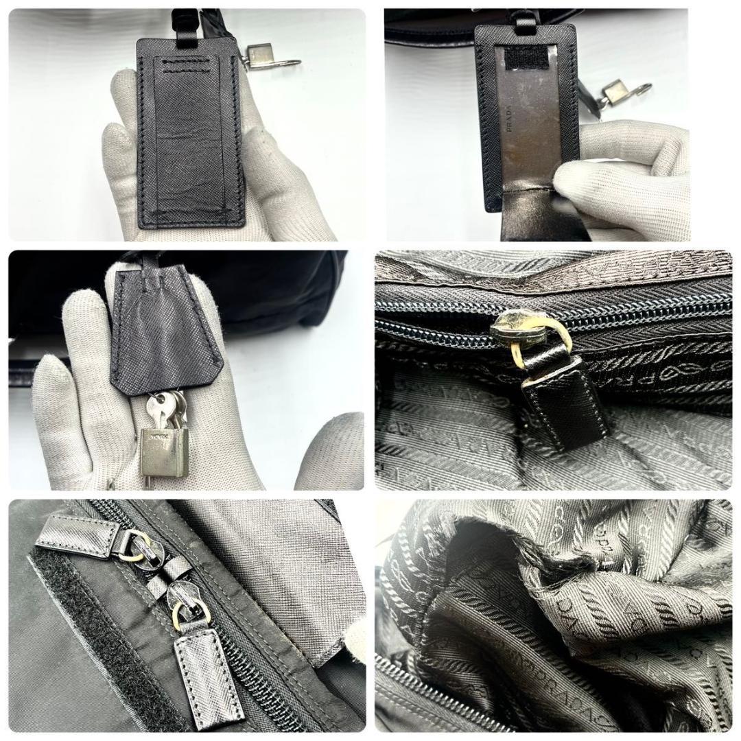 ひかりプロフ必読願います。　プラダ ボストンバッグ サフィアーノ 2way