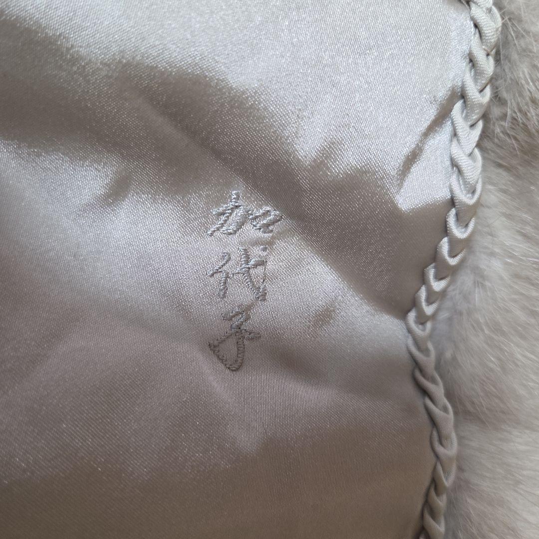 グレージュ ミンク 人気 9号 サファイアミンク リアルファー 高級 コート