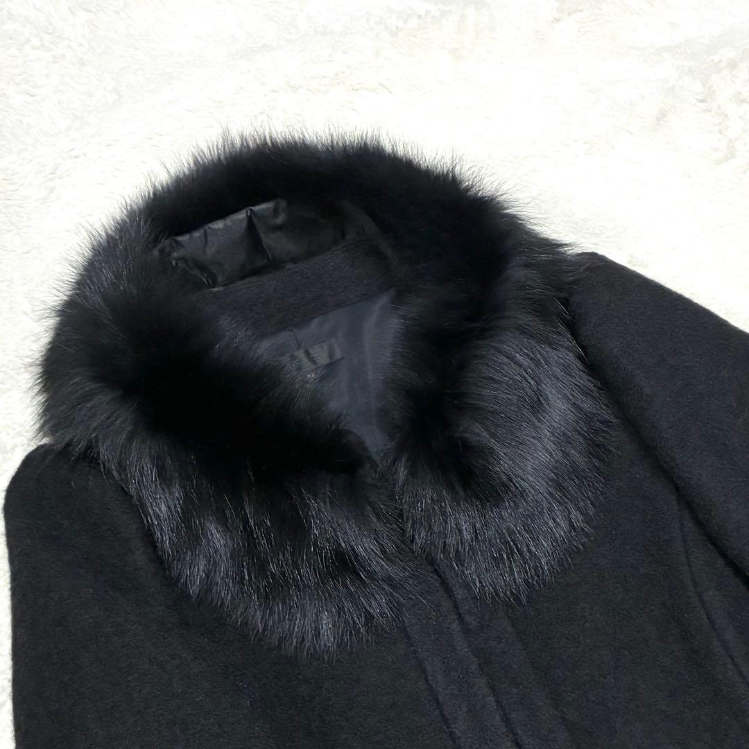 まりん TO BE CHIC フォックスファー付 ショートコート ボレロ