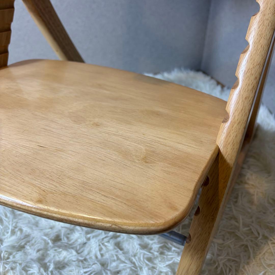 美品 大和屋　すくすくスリムプラスチェア　テーブル＆ガード付　六角レンチ付