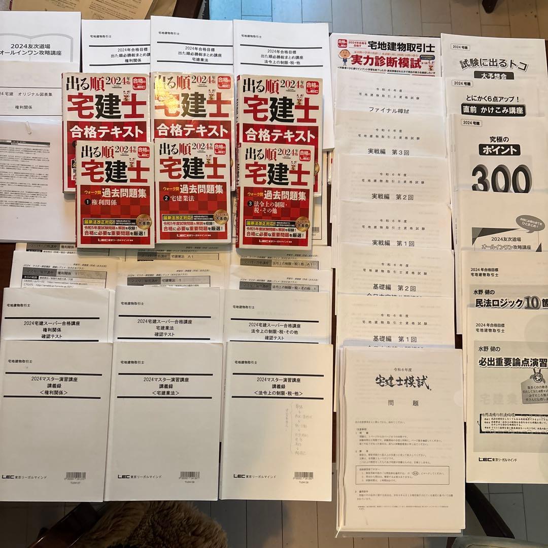 2024レック出る順宅建士合格テキスト過去問