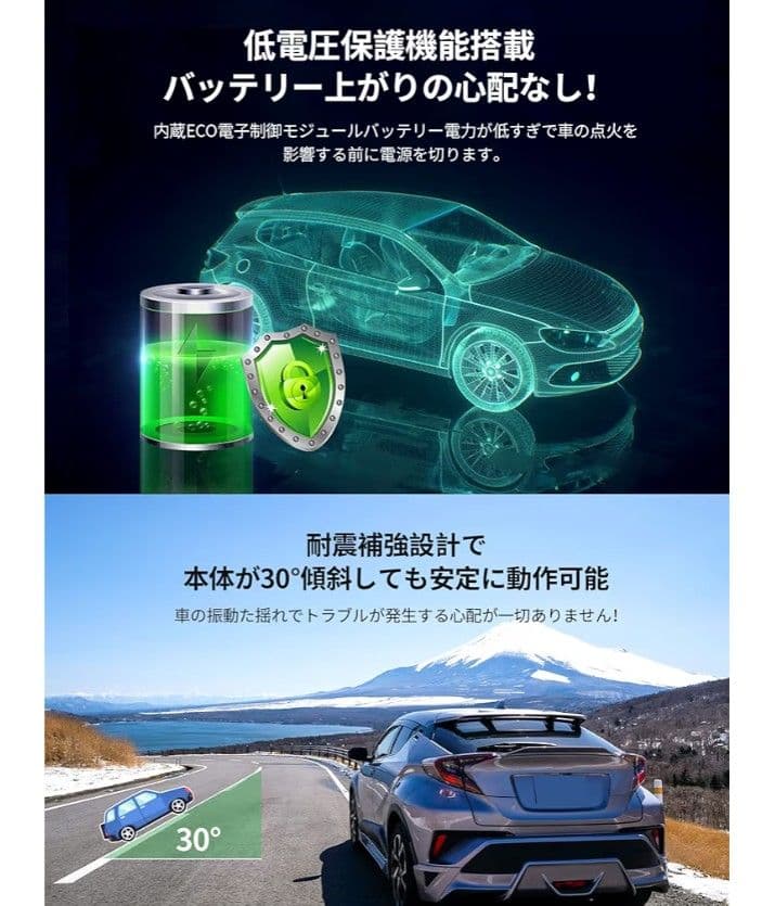ポータブル　車載冷蔵庫　F40C4TMP　車中泊　アウトドア　15L