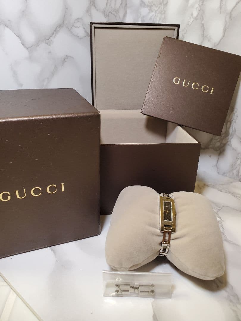 グッチ GUCCI 3900L GG柄 ブラック 腕時計 レディース
