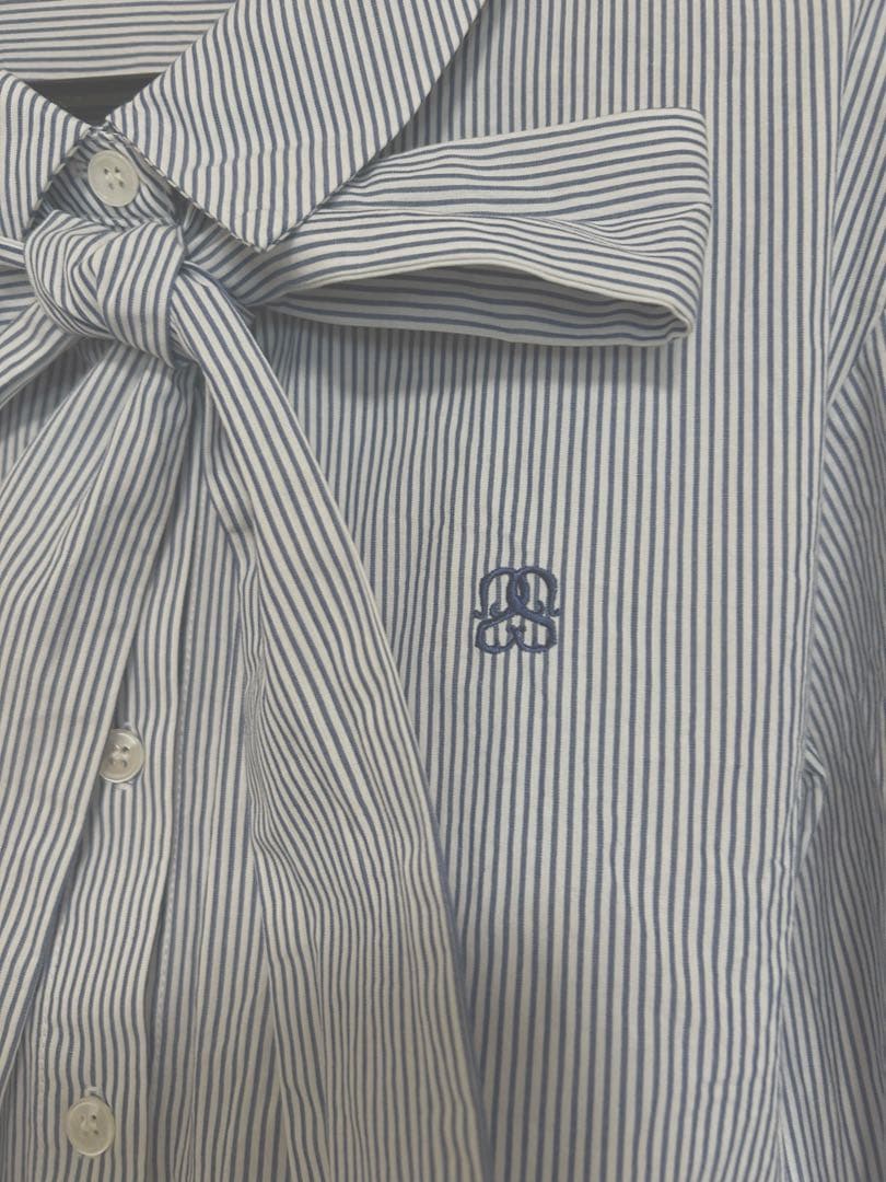 SNIDEL リボンワンポイントロゴシャツ➕ニット