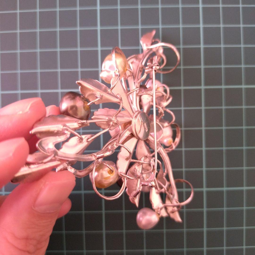 南洋真珠 SILVER ブローチ兼ペンダントトップ