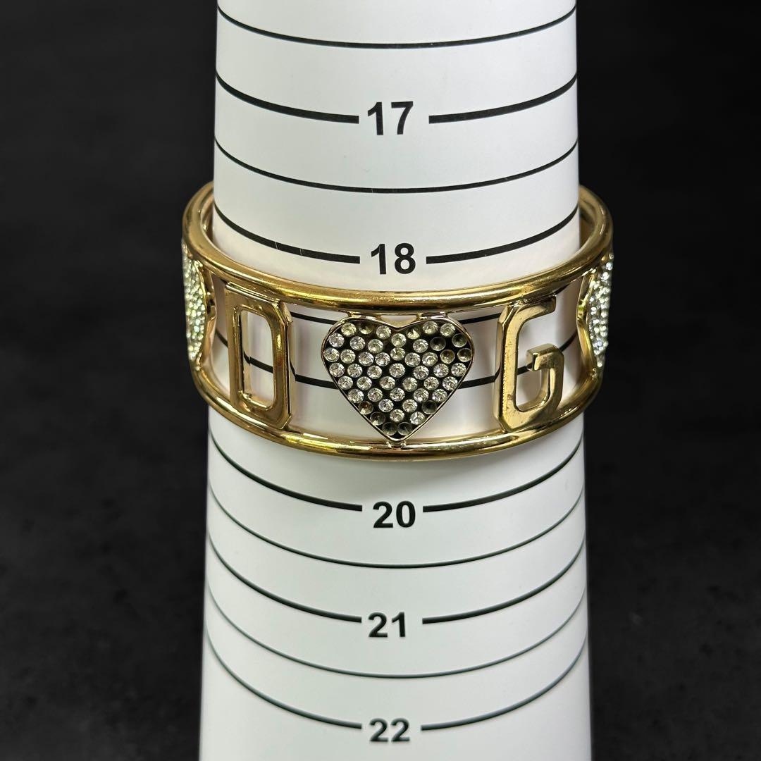 アクセサリー DOLCE&GABBANA Heart stone Gold Bangle