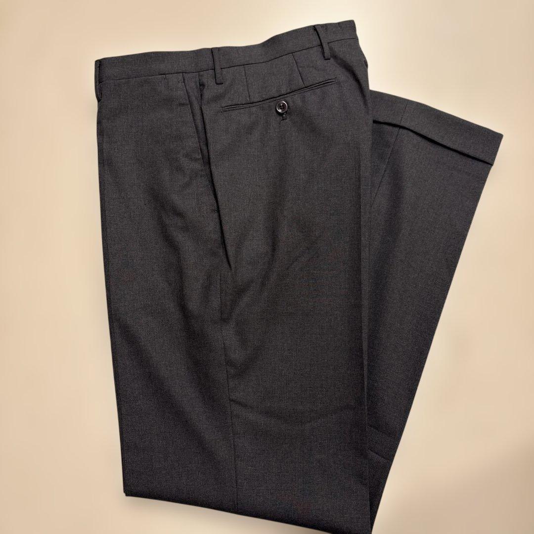 【未使用】INCOTEXグレー 46 スーパー130’s ウール