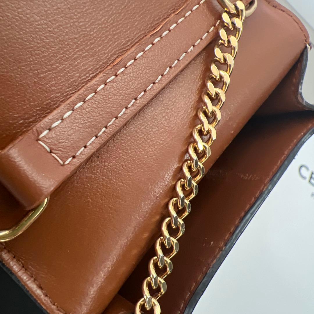 セリーヌ トリンオフ スマホ スマホショルダー チェーンショルダー