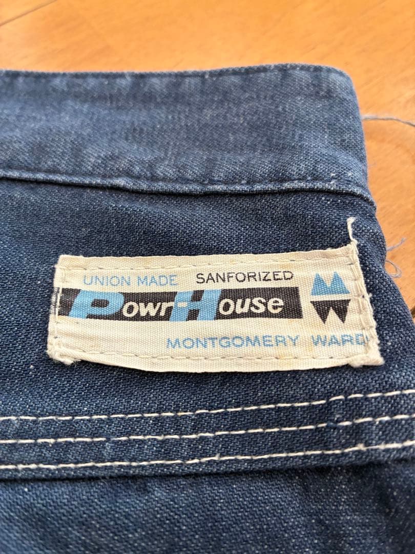 60s powr houseペインターパンツMONTGOMERY WARD