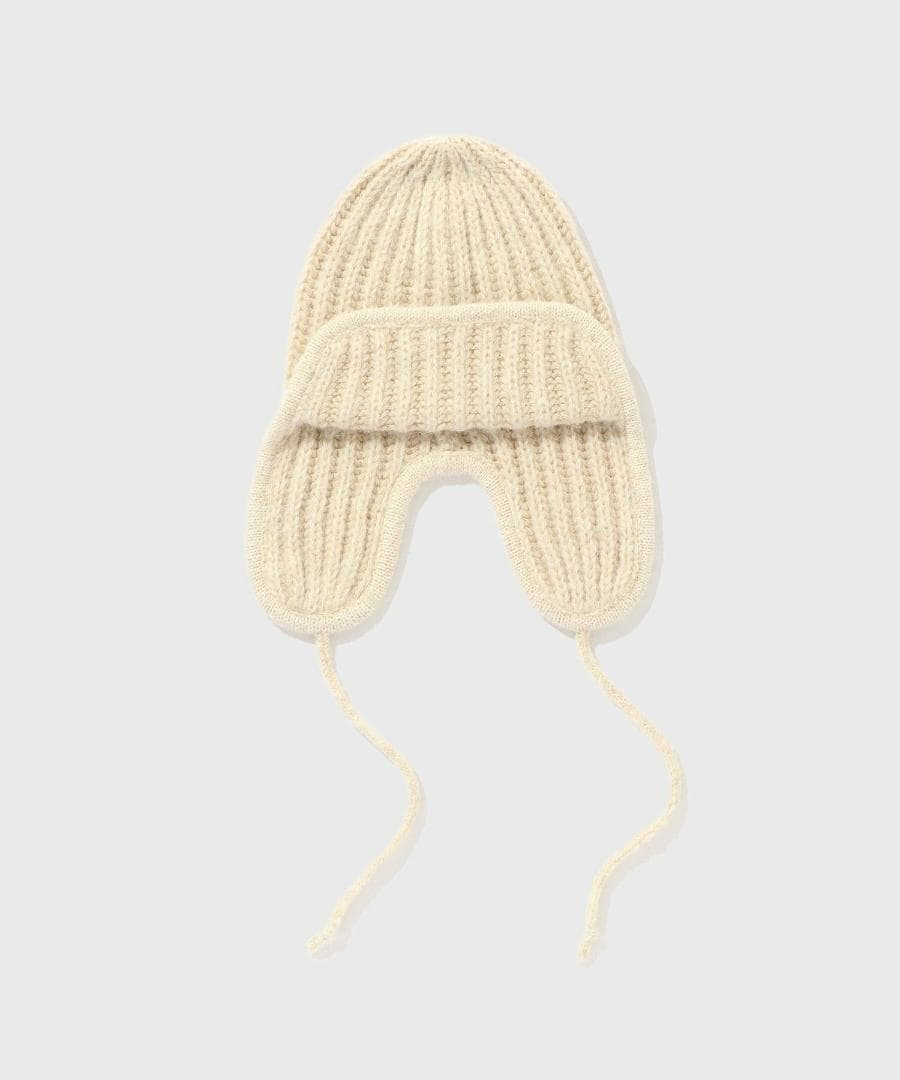 ADAM ET ROPÉ HOMME EX EARMUFF RIB HAT