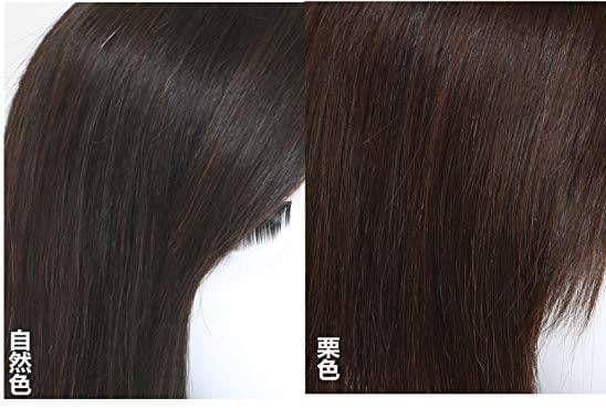 人毛100%総手植え地肌つむじ✨天地真理❣️さら艶髪！ふんわり美人ショート✨