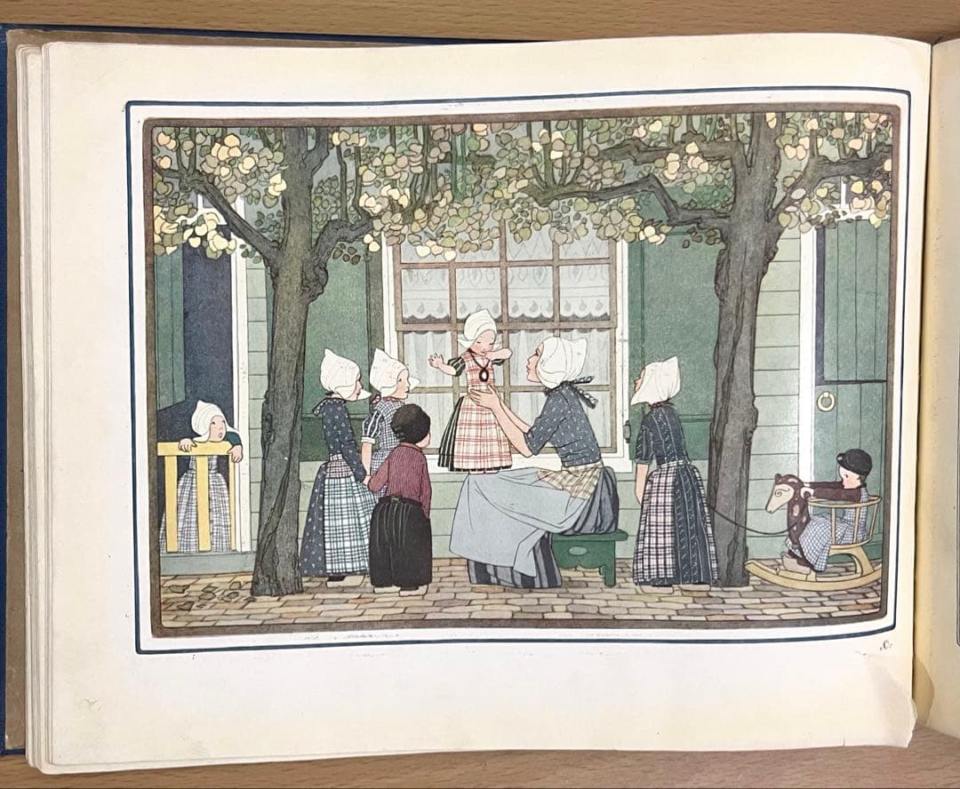 No.317 希少 洋書 古書 ル•メール 絵本 アンティーク オランダ童謡