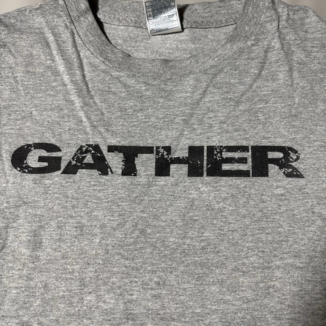 vegan straight edge GATHER Tシャツ medium