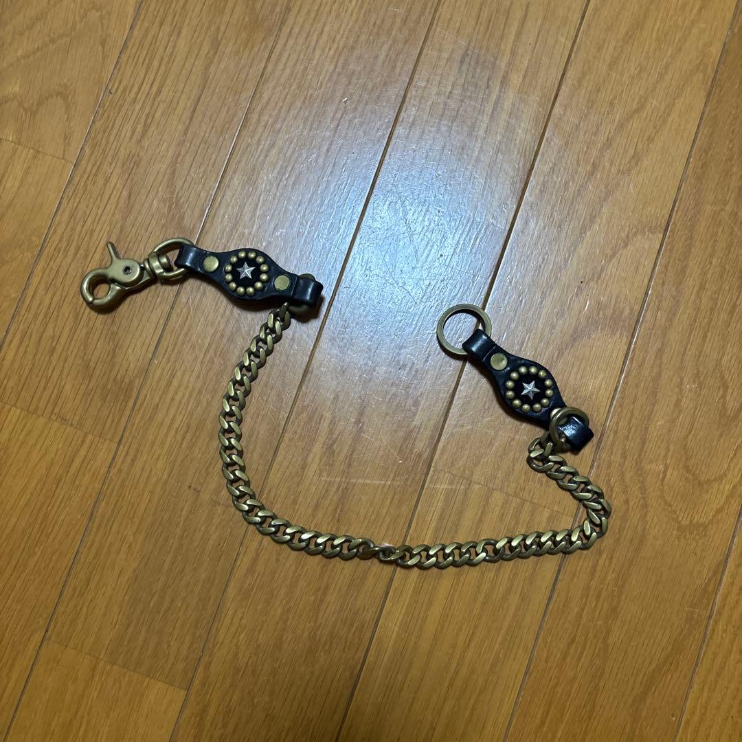 キャリー スタッズ付きウォレットチェーン