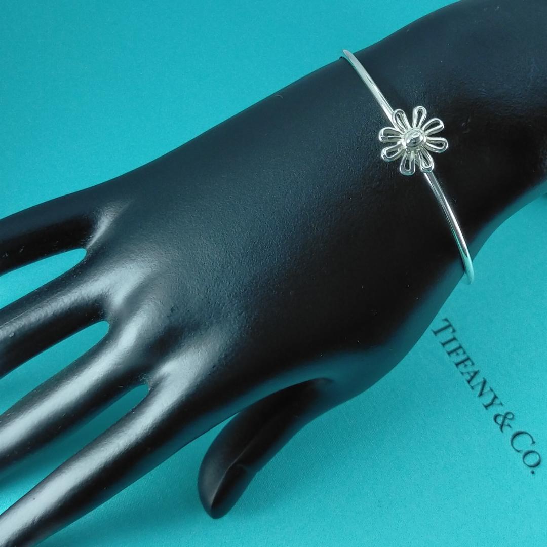 ★在庫一掃★【ティファニー】デイジー　フラワー　バングル　1098