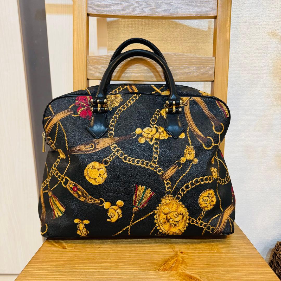 激レア PARTY-PARTY　ディズニー　ミッキー　ハンドバッグ 牛革