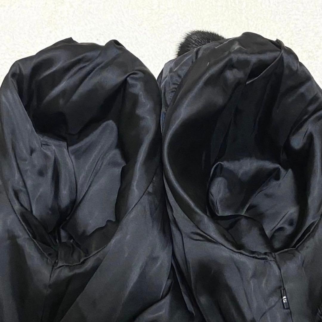 【大きいサイズ】 ミンク 本毛皮 コート サイズ2XL相当 毛並み◎