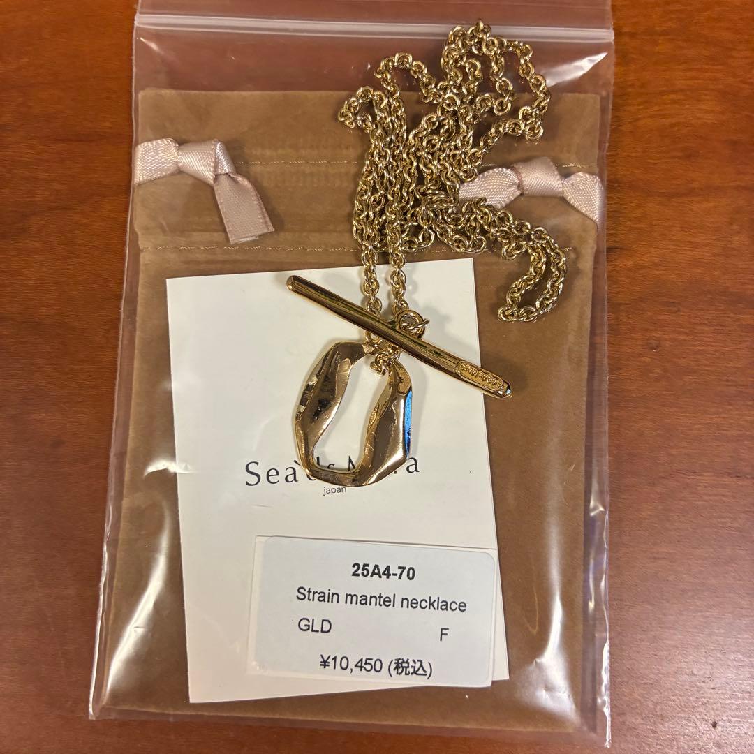 【シーズマーラ】　マンテルネックレス　GOLD