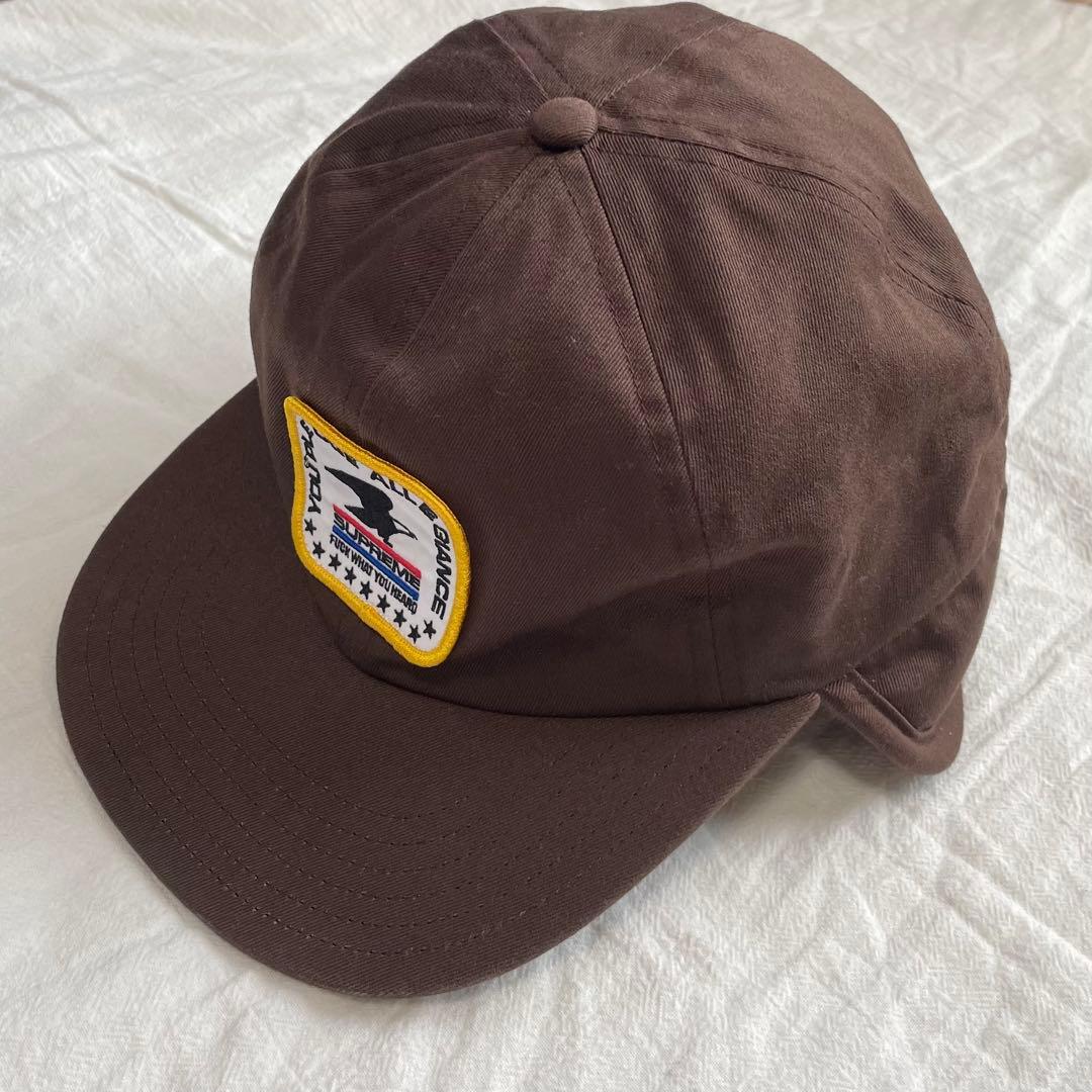【極希少】Supreme Earflap 6-Panel Cap ブラウン
