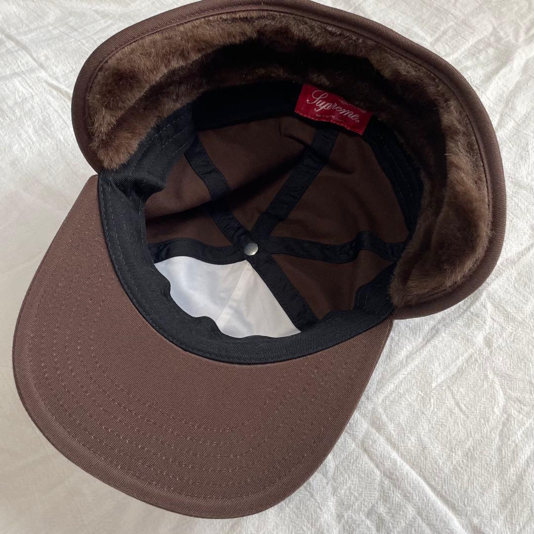【極希少】Supreme Earflap 6-Panel Cap ブラウン