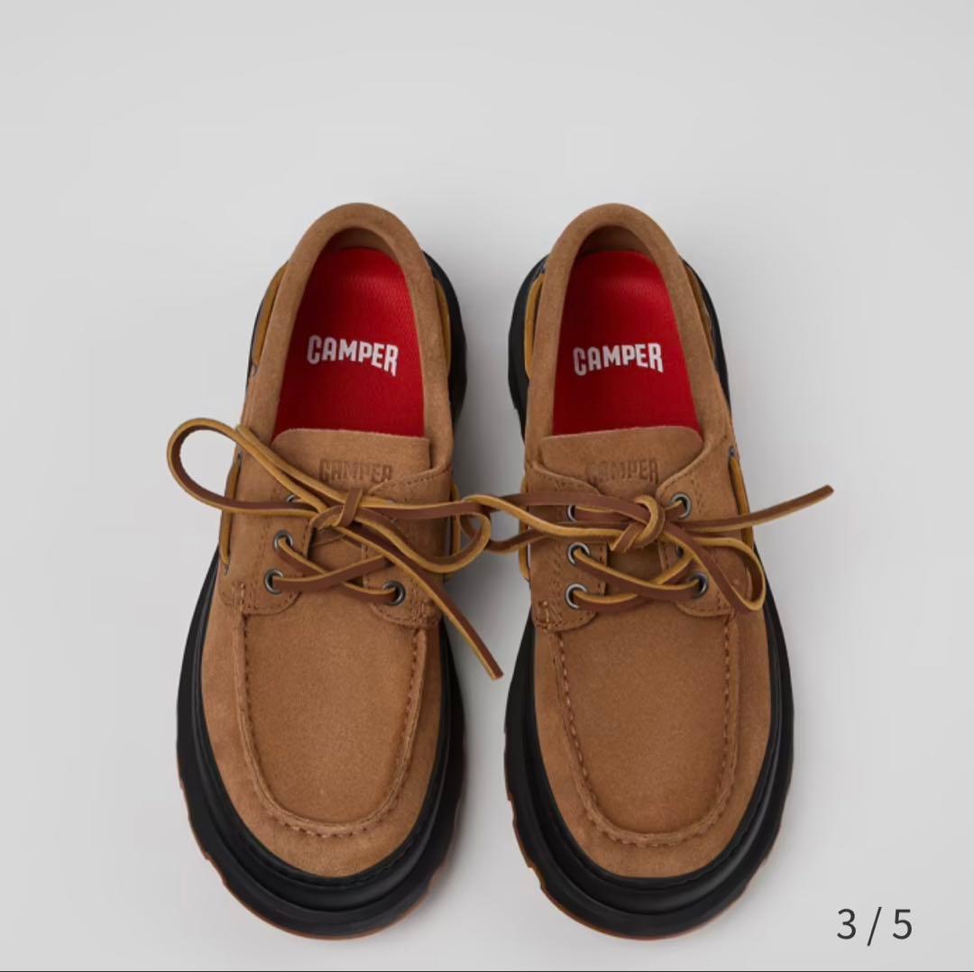 2*0様 CAMPERカンペール　ブルートゥスプラス デッキシューズ24.5cm