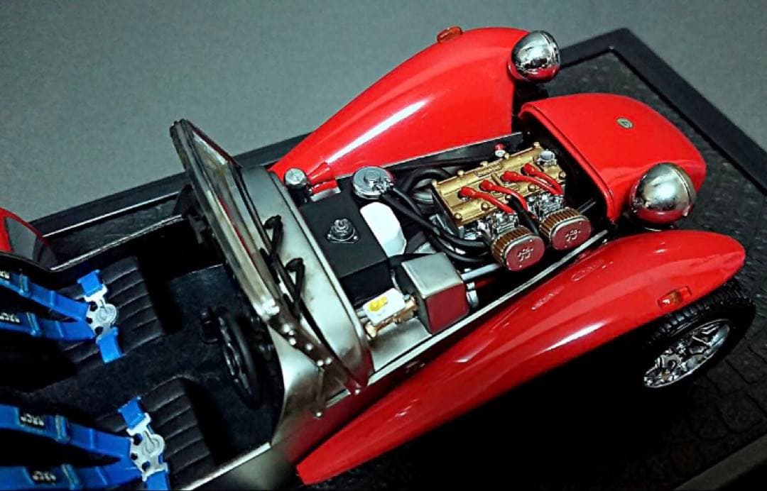 京商1/18ケーターハムスーパーセブン 7コスワースBDRクラムシェルフェンダー