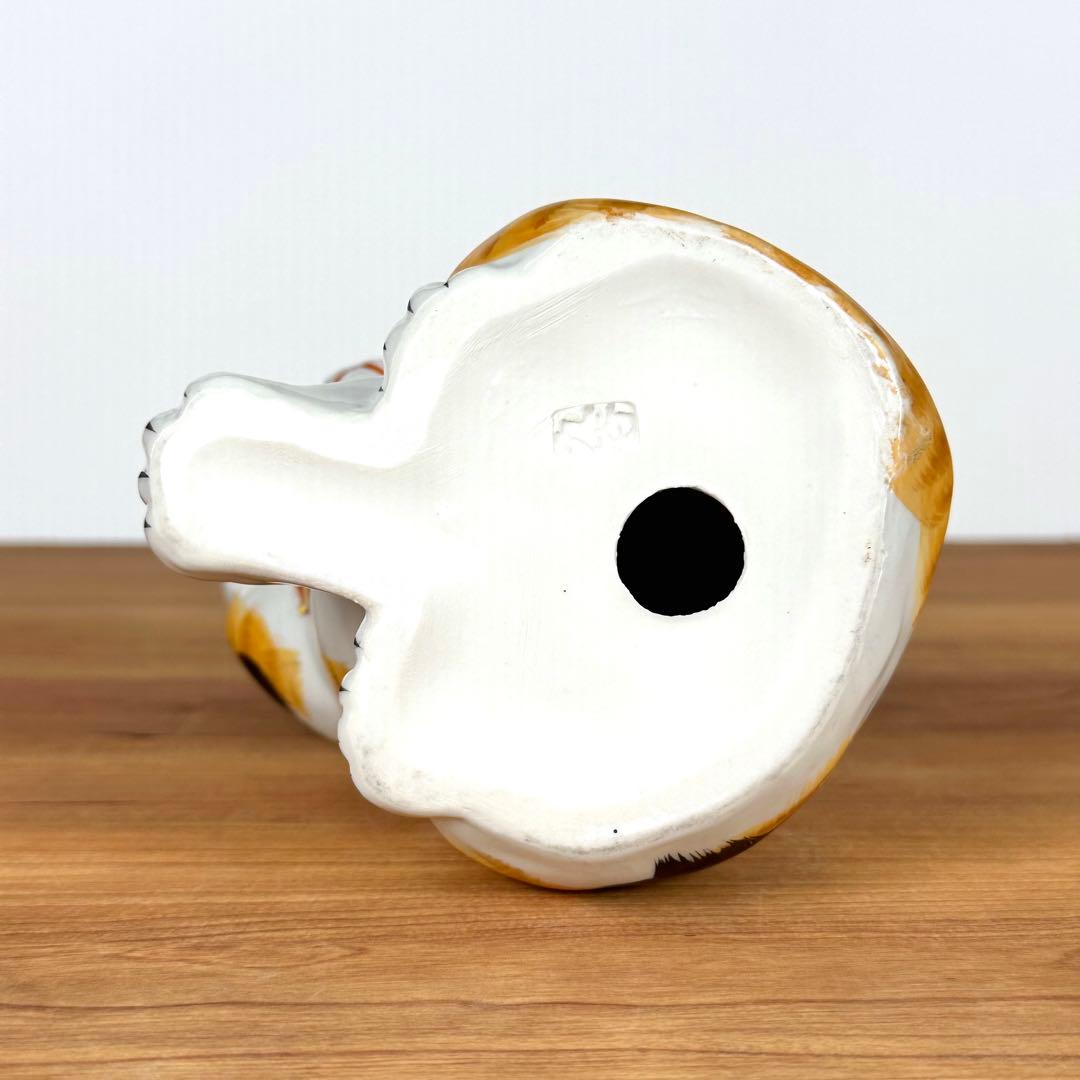 九谷焼　新品　招き猫　三毛猫