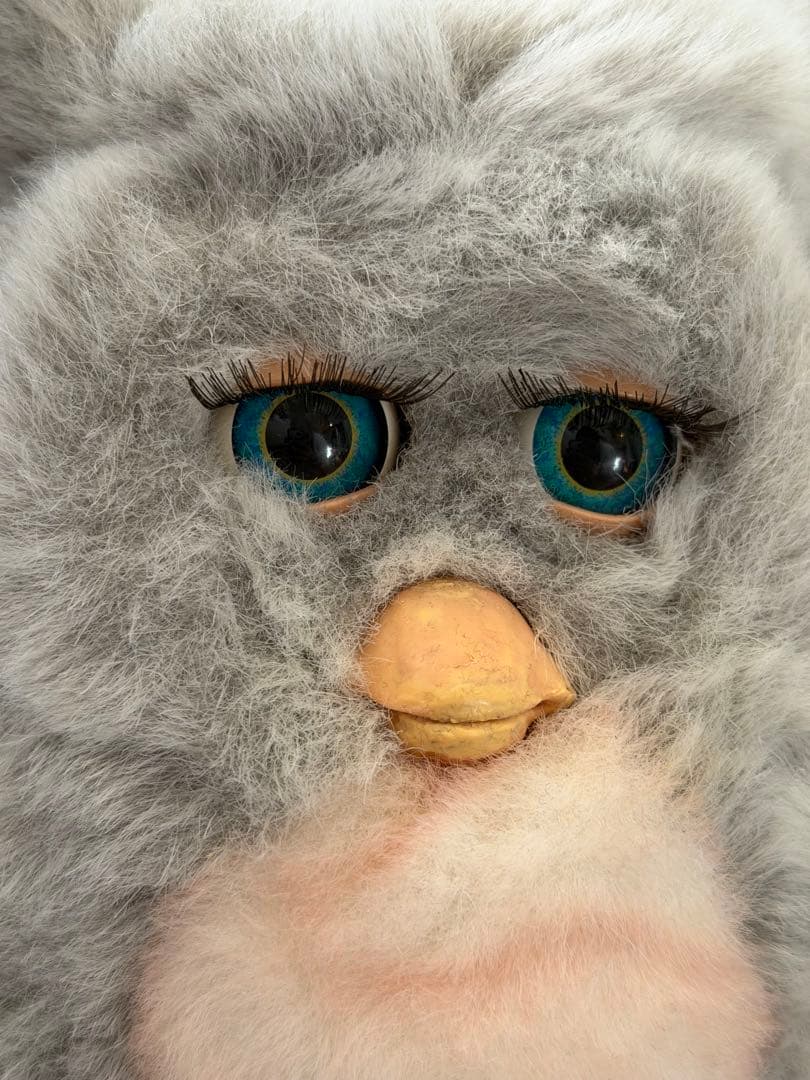 【稼働品】ファービー2 クラウディピーチ ブルー目 ドイツ語 2005