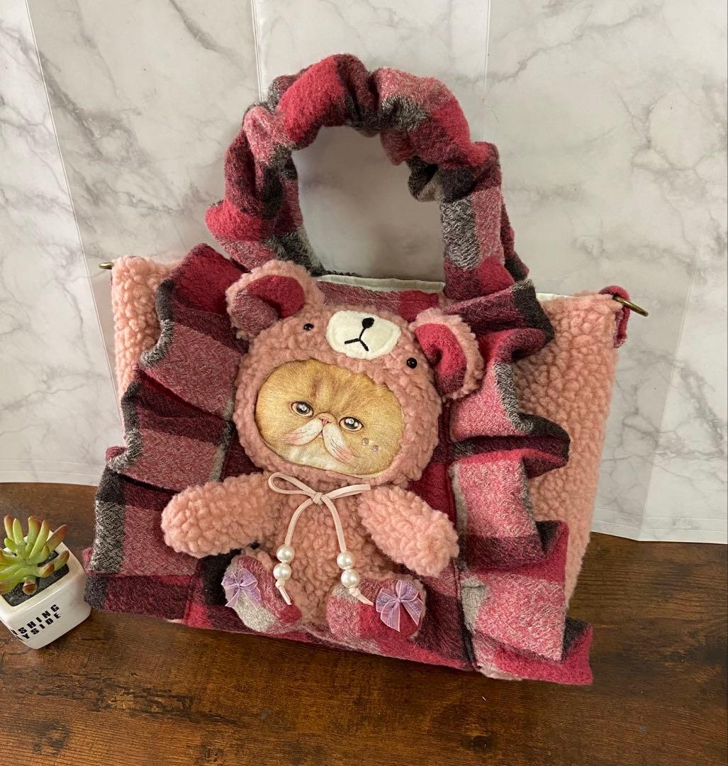 ゆ*ら様 コヤンイサムチョン クムちゃんのもこもこバッグ ハンドメイド