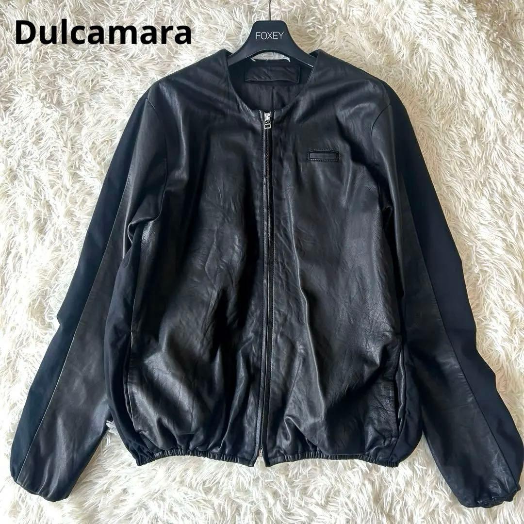 ドゥルカマラ　Dulcamara ドッキング　シングルラムレザージャケット　黒