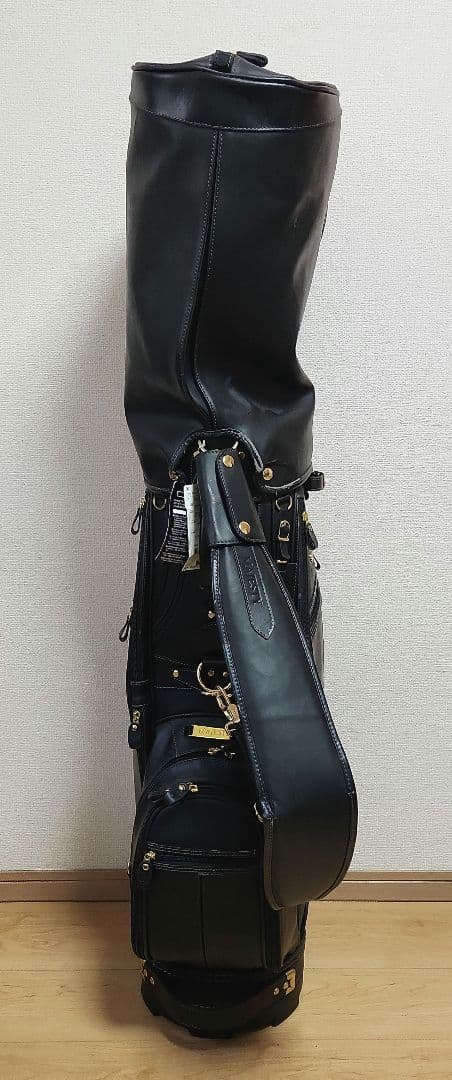 MAJESTY マジェスティ キャディバック 9型 ブラック PVC 牛革