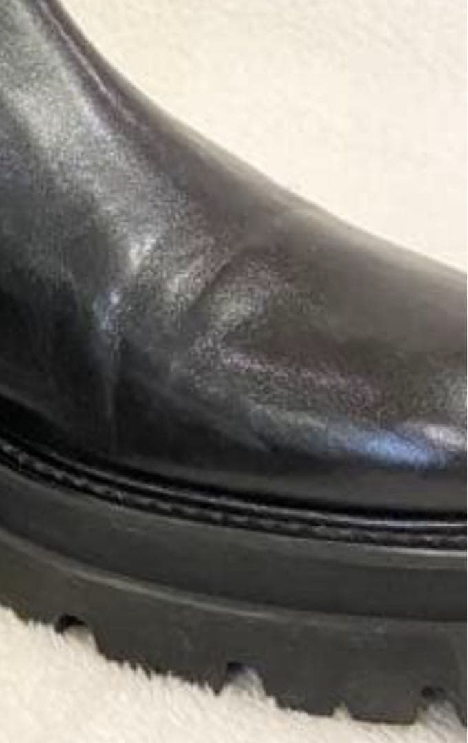 PASCUCCI サイドゴアブーツ ブラック 36 本革　お値下げ