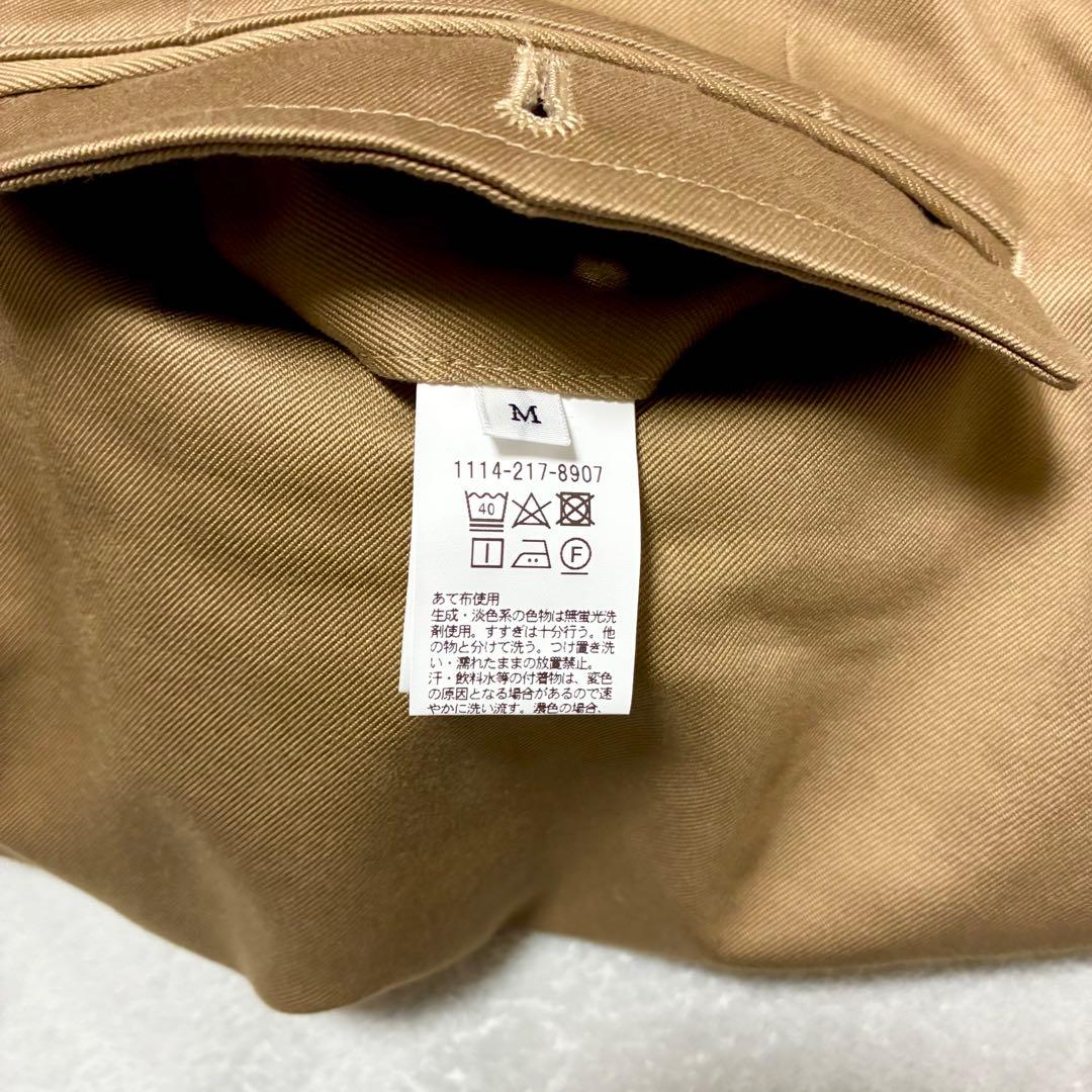 未使用　District 2プリーツ ワイド チノパンツ　Mサイズ