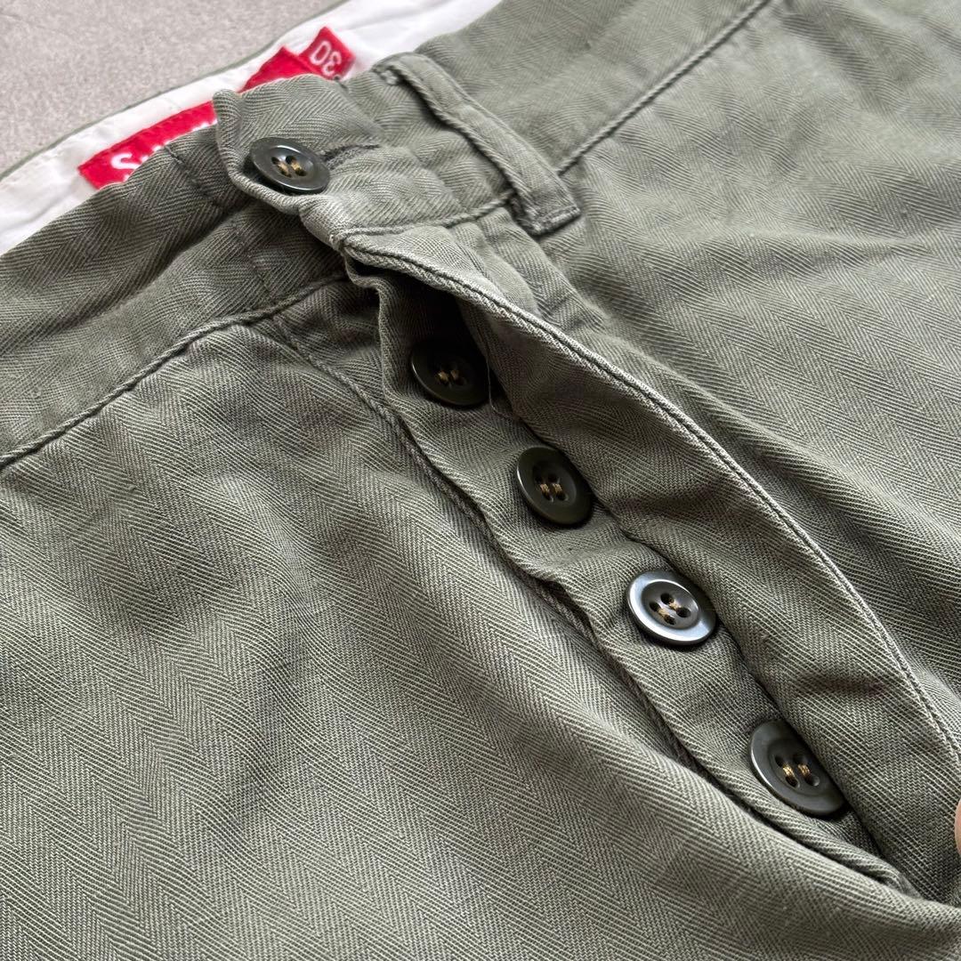 Supreme シュプリーム オリーブ チノパン グリーン サイズ30