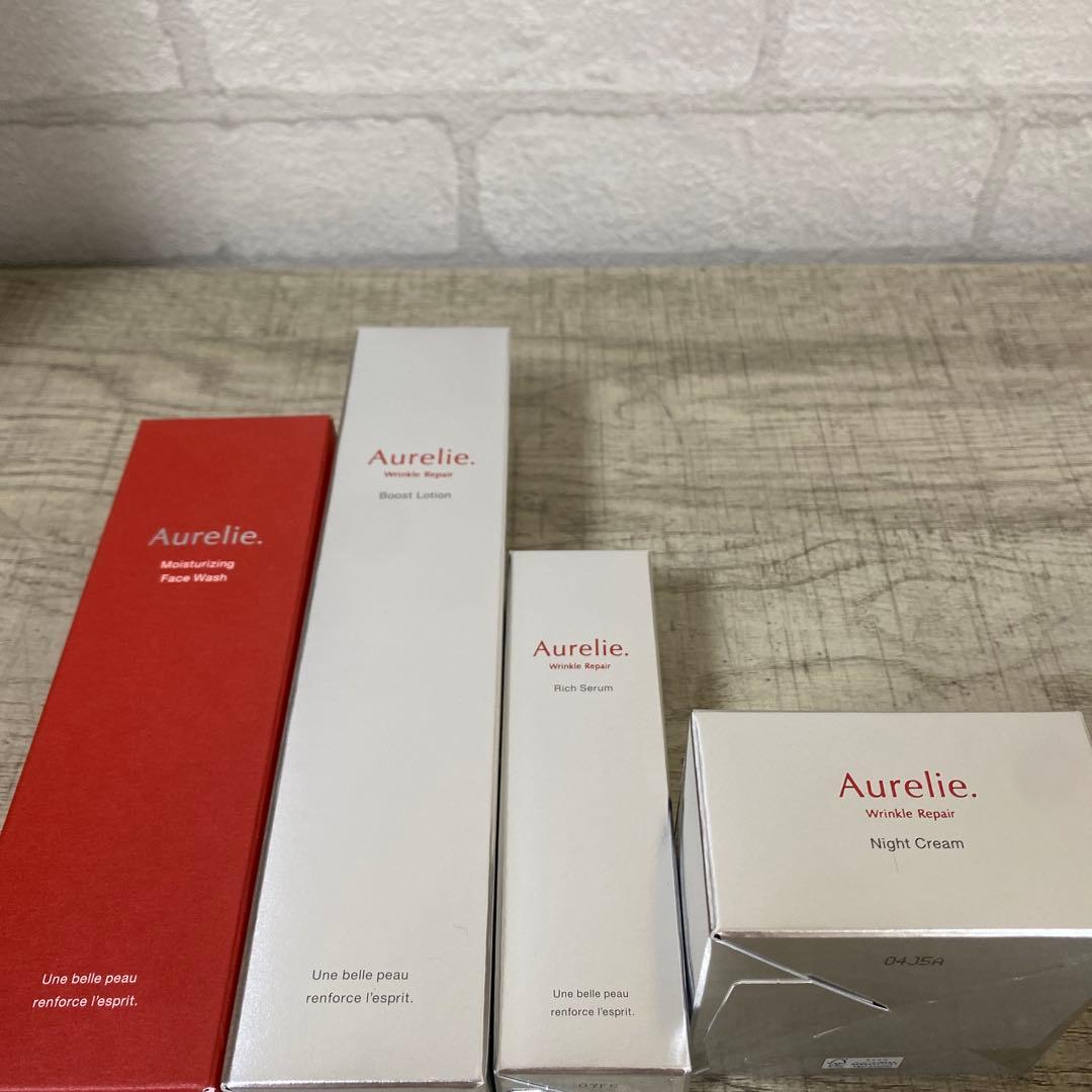 Aurelie.洗顔、化粧水、美容液、ナイトクリーム