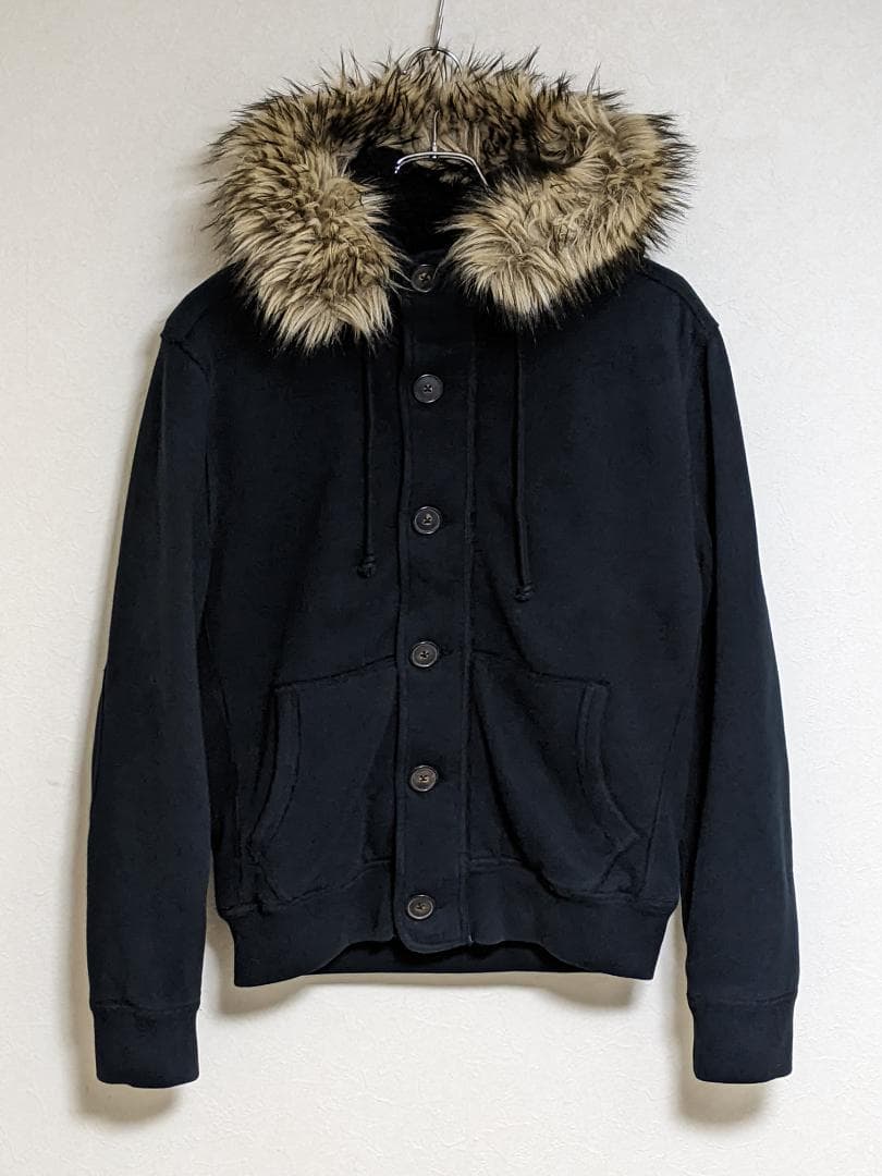 極美品 ポロラルフローレン N-2B スウェット パーカー ジャケット ブラック