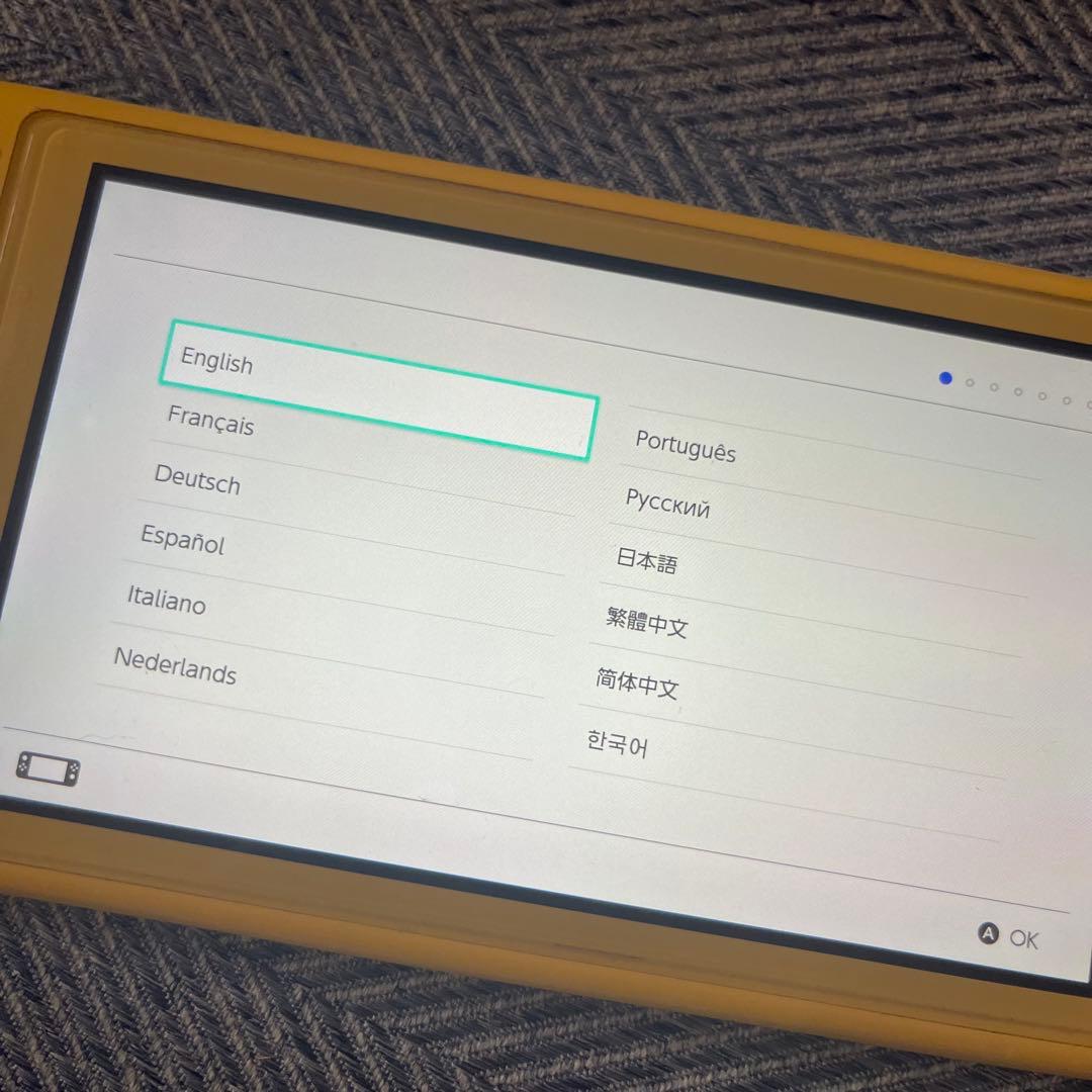 Nintendo Switch Lite ジャンク イエロー 充電器付き