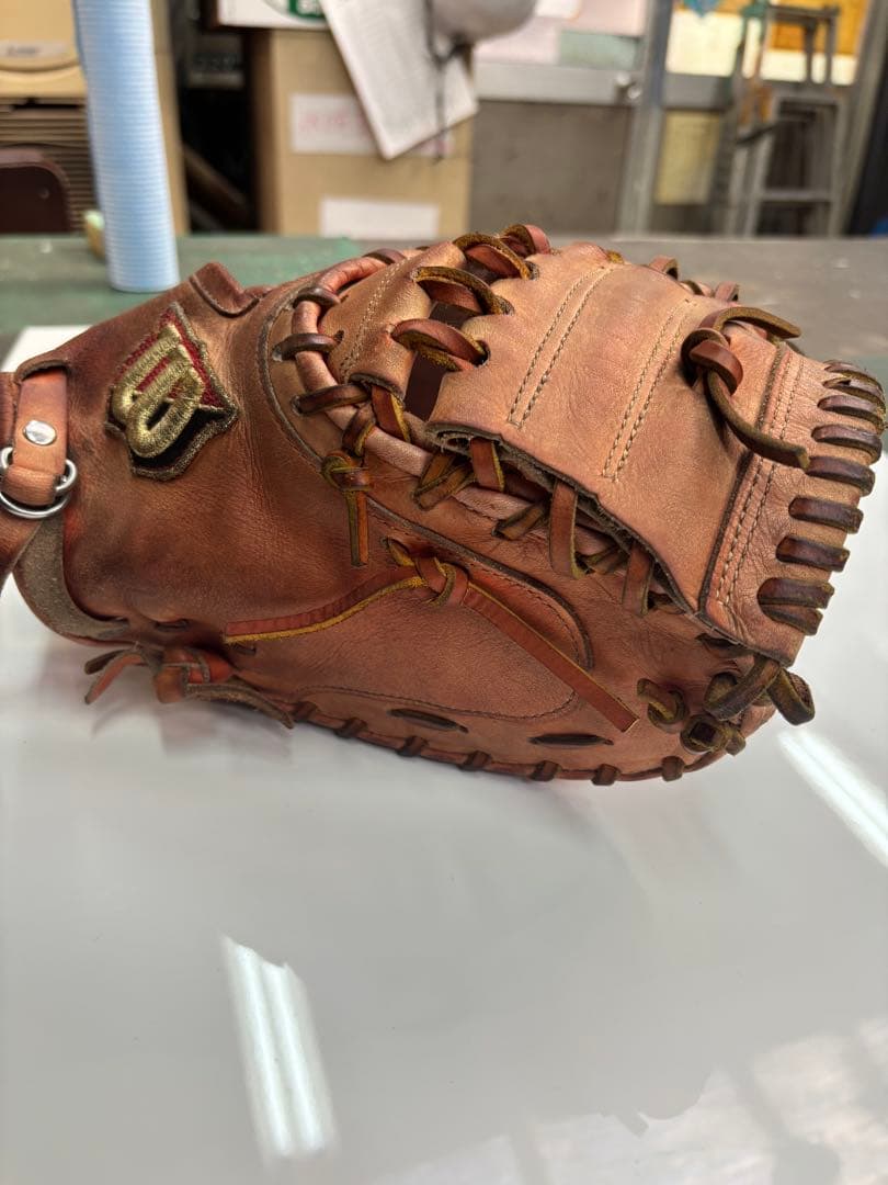 Wilson 硬式用キャッチャーミット オレンジ