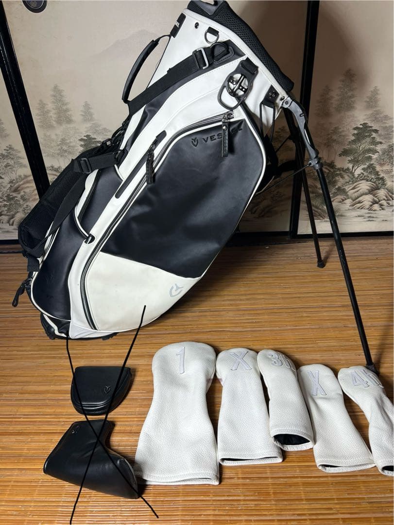 VESSEL キャディバック　ヘッドカバーセット