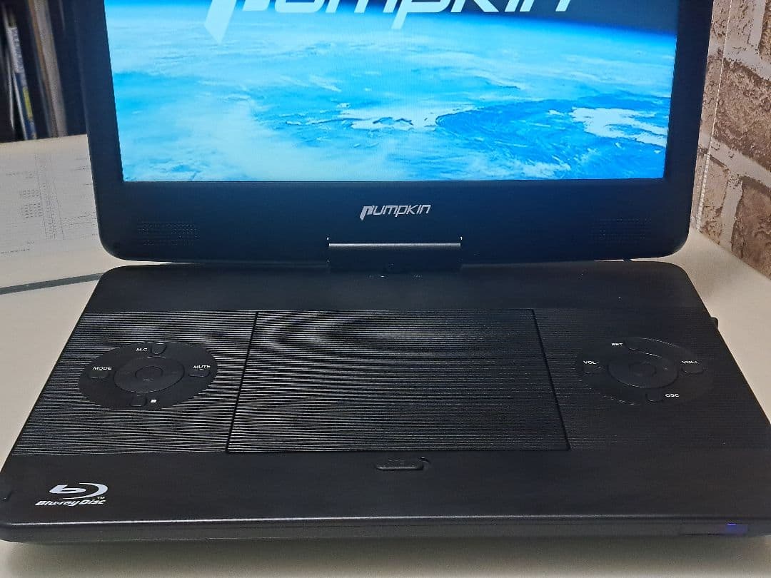 Pumpkin PB1421B ポータブルブルーレイプレーヤー【美品稼働品】