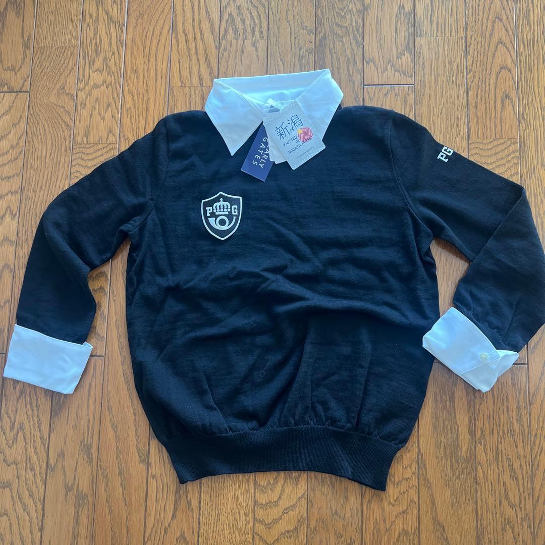 激レアPEARLY GATES ブラック セーター