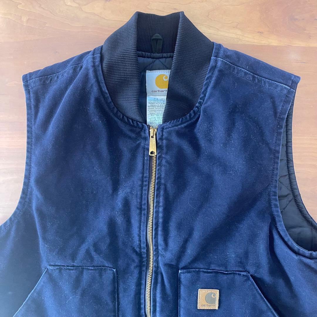 ★カーハート　carhartt vtg ダックベスト V02 MDT★Lサイズ★