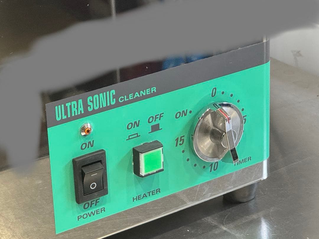 アイワ医科工業　超音波洗浄器　AU-80C ※新品の排水ホース付き