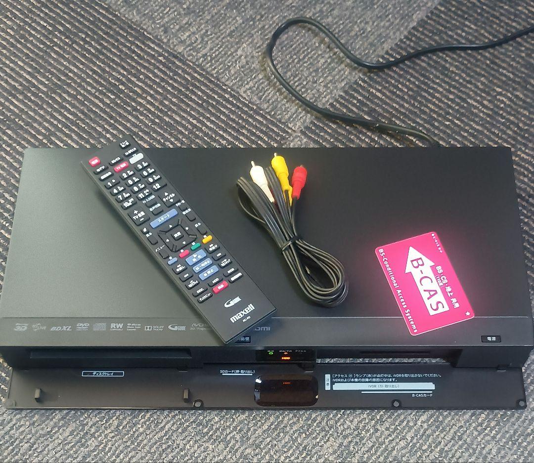 中古品 maxell iVDR ブルーレイレコーダー BIV-R1021