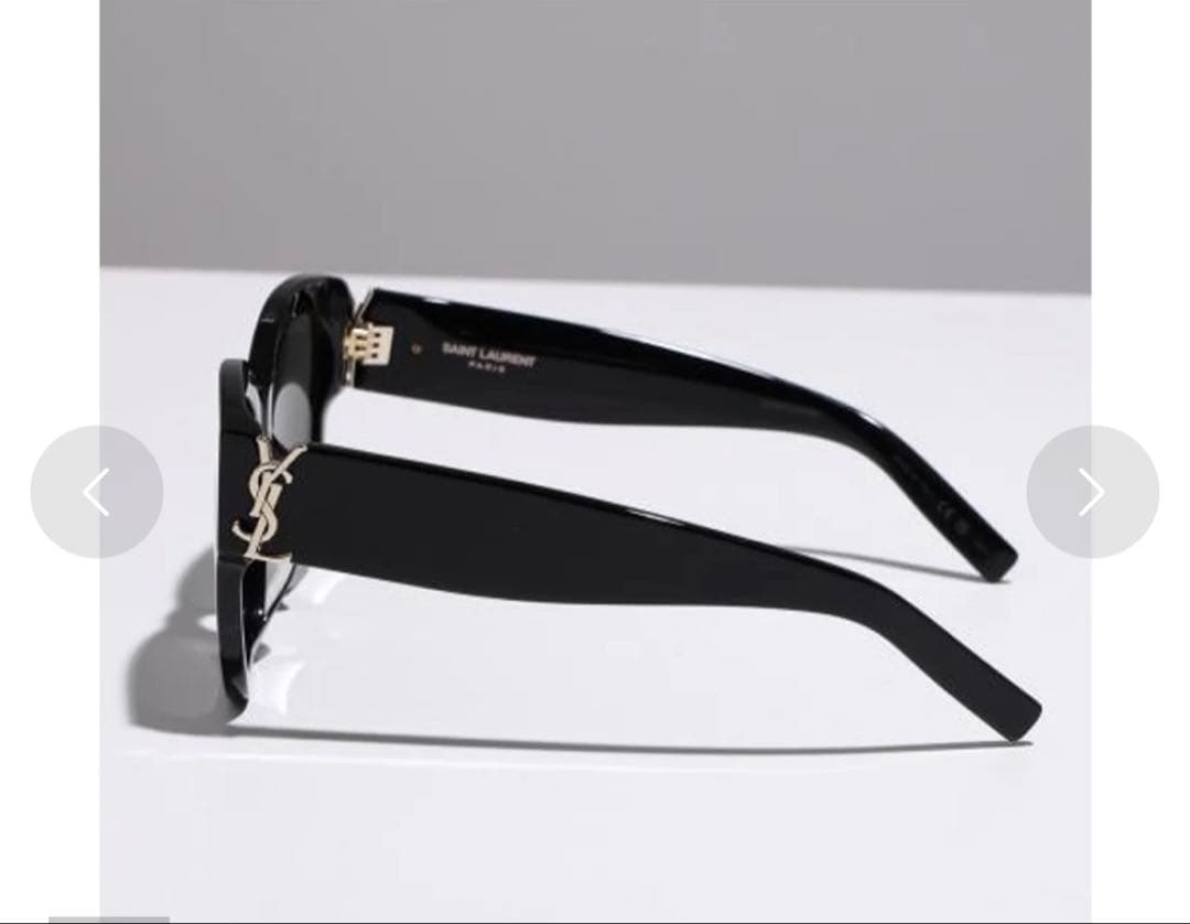 YSL イヴ・サンローラン　サングラス　ブラック キャットアイ