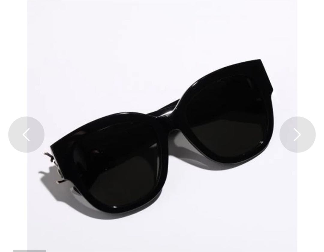 YSL イヴ・サンローラン　サングラス　ブラック キャットアイ