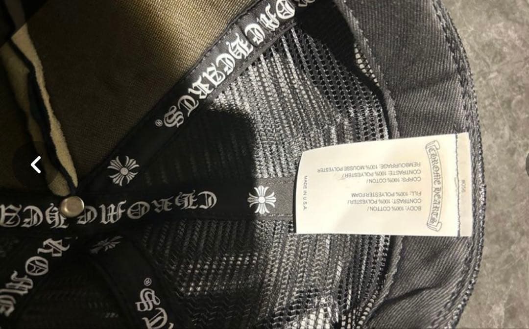 CHROME HEARTS キャップ 黒