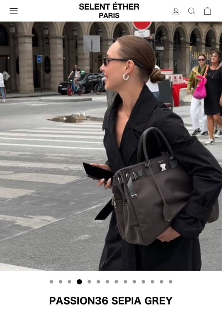 【ほぼ未使用】SELENT ÉTHER 36 SEPIA GREY