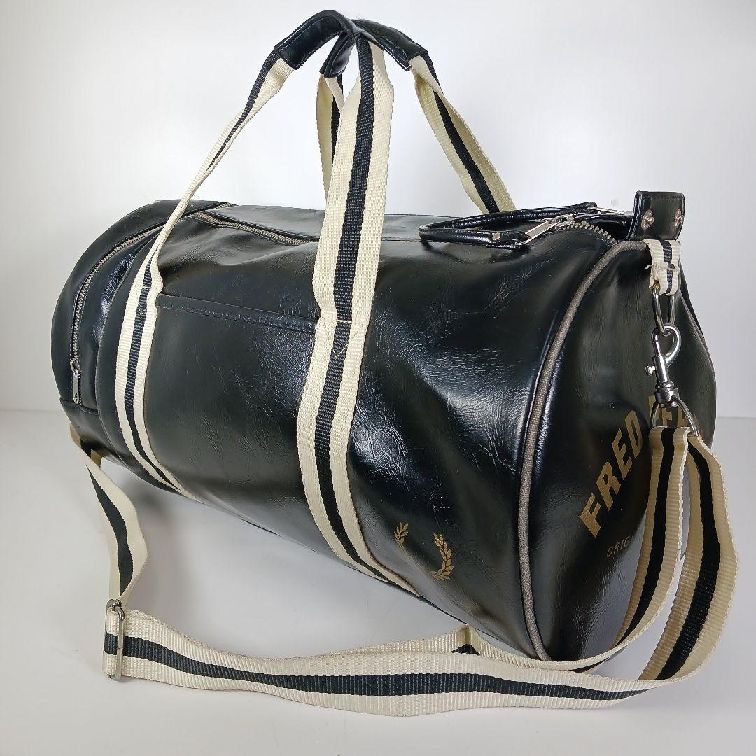 ✨美品✨フレッドペリー クラシックバレルバッグ ドラム型